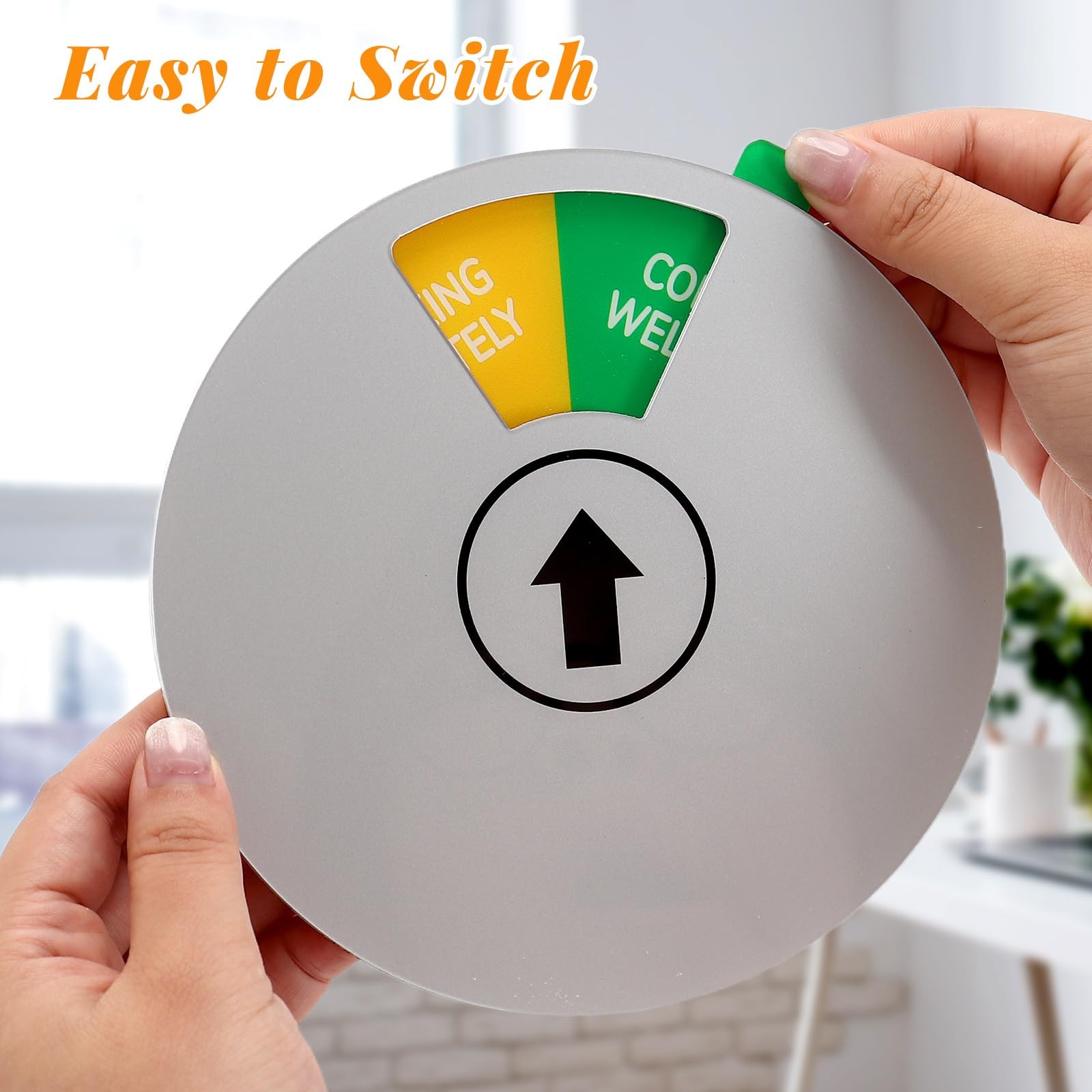 Office Door Sign, White Rotating Status Door Sign with 6 Options – Do Not Dis…