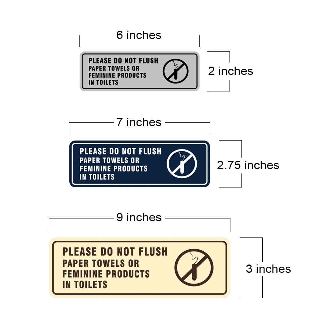 All Quality Standard Please Do Not Flush Paper Towels Or Feminine Products In