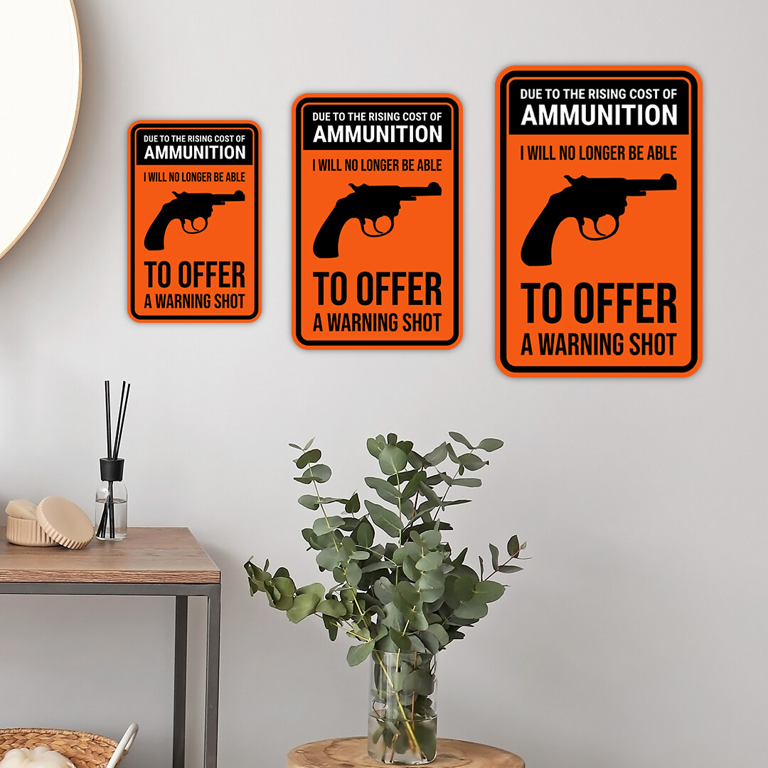 Portrait Round Plus Due to the Rising Cost of Ammunition I Will no Longer Be…