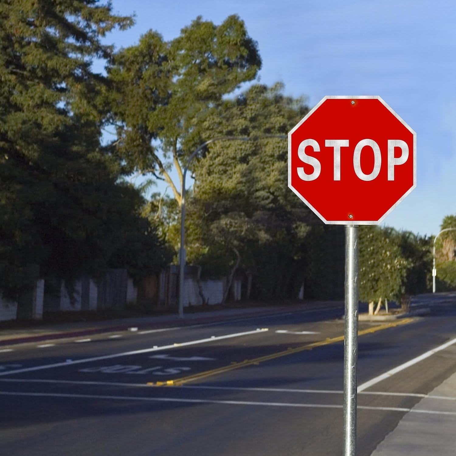 12×12 Stop Sign Octagon Aluminum Reflective Metal Traffic Sign Rustproof