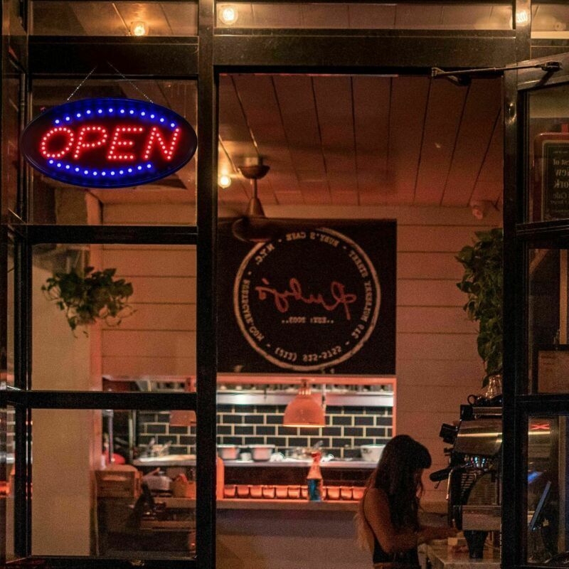 Animated Motion Ultra Bright OPEN Business Sign Store LED Neon Light with ON/OFF