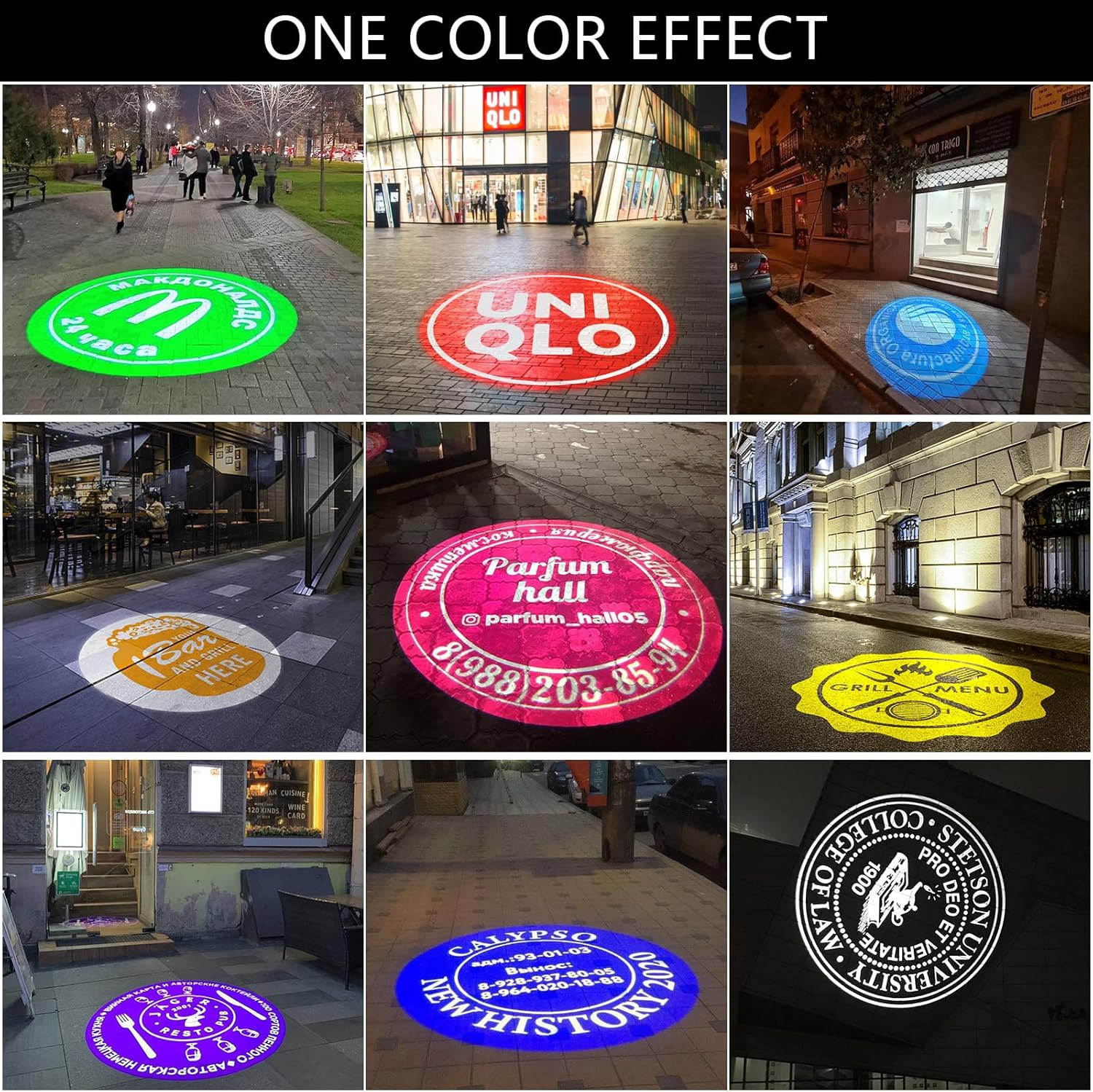 Custom Logo Projector Lights for Business & Weddings – Waterproof HD LED