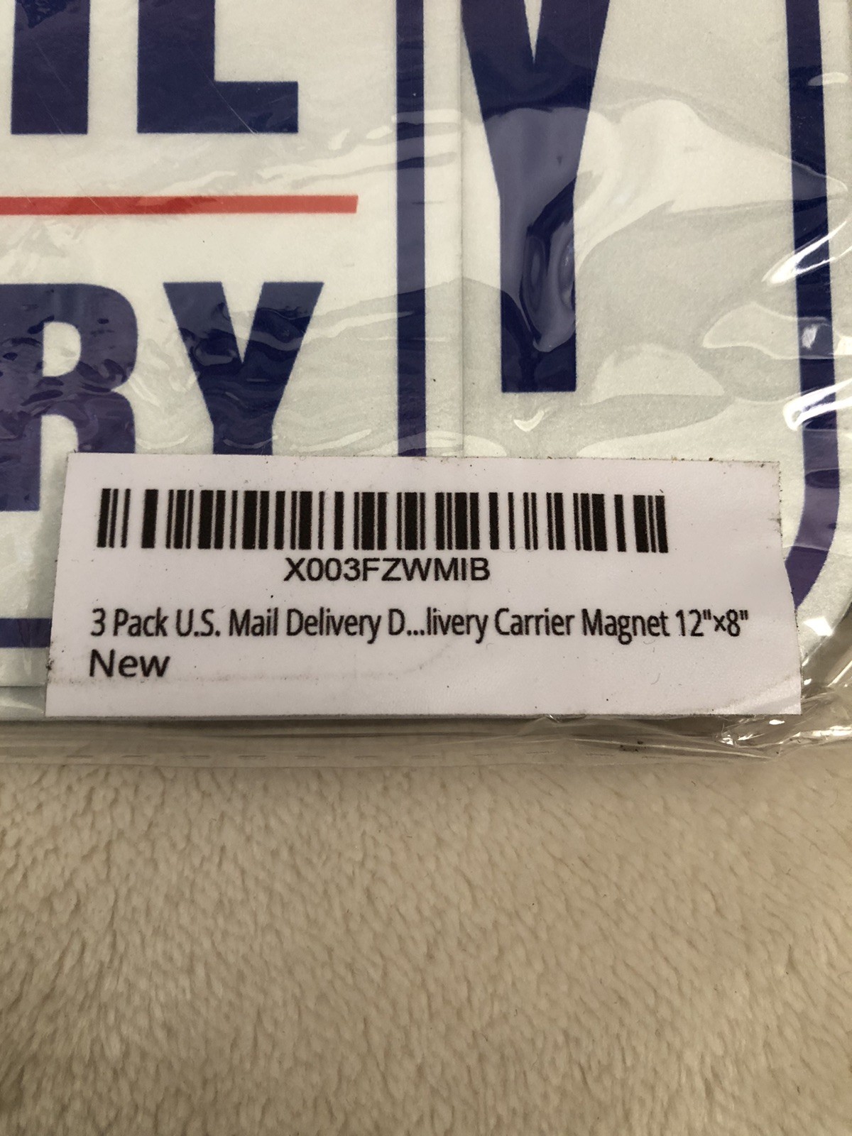 3 Pack Heavy Duty US Mail Delivery Driver Magnetic Signs Rural Carrier Car Truck