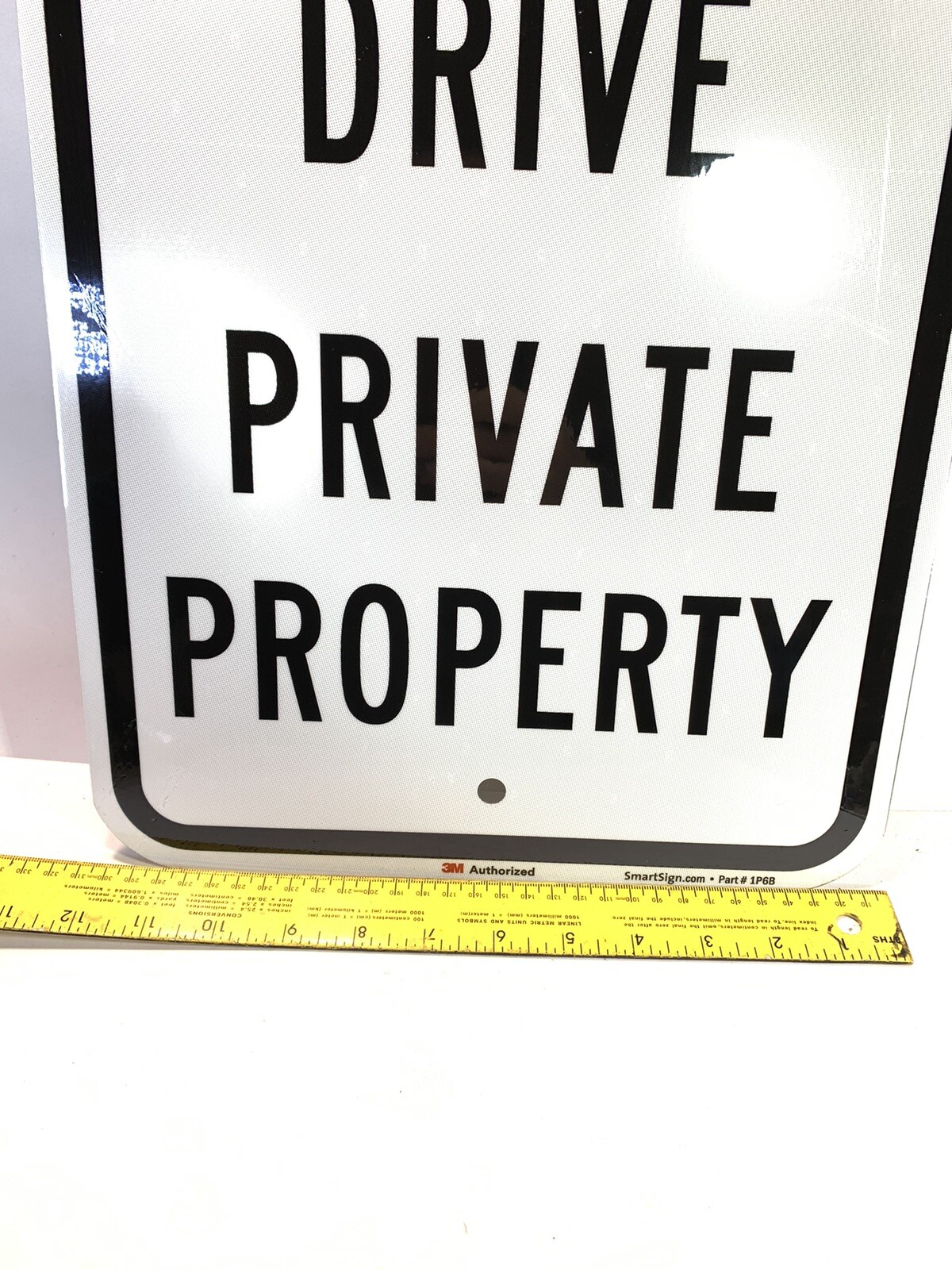 12 X 18 Inch Private Drive Private Property Reflective Aluminum Metal Sign