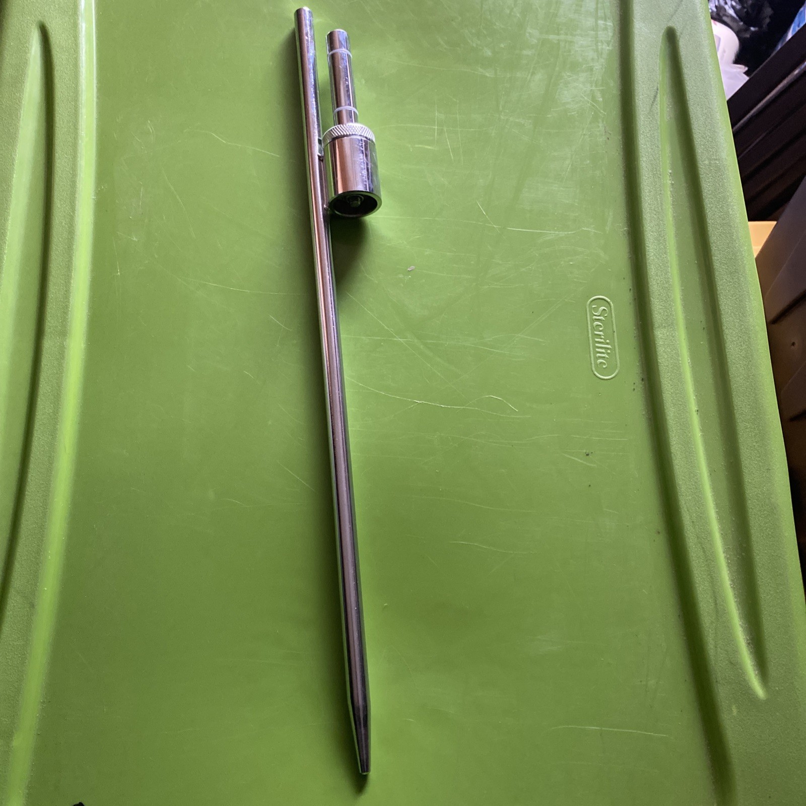 19.5-inch Ground Stake Stainless Steel Spike w/ Sleeve Bearing Fits Flutter flag
