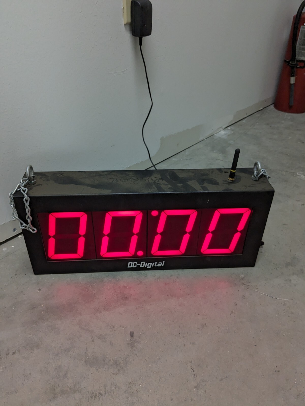 DC-40T-DN 4.0 Inch Red LED Digital Wireless Countdown Timer – Industrial Display