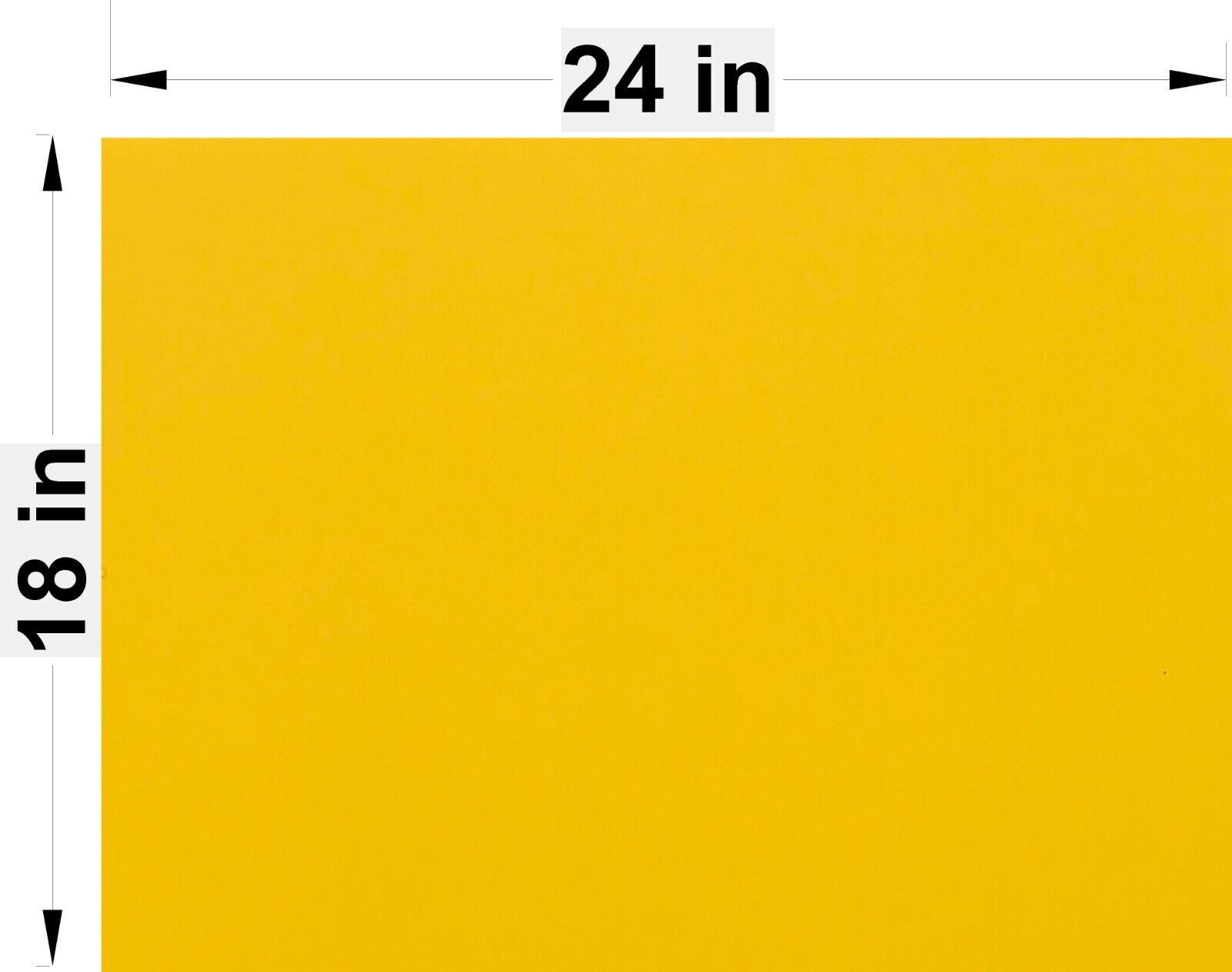 100 Signs Board 24″x18″ Yellow Corrugated Plastic, Pack of 100pc Blank Signs