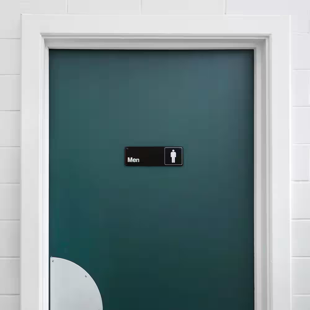 3 In. X 9 In. Men’S Restroom Sign