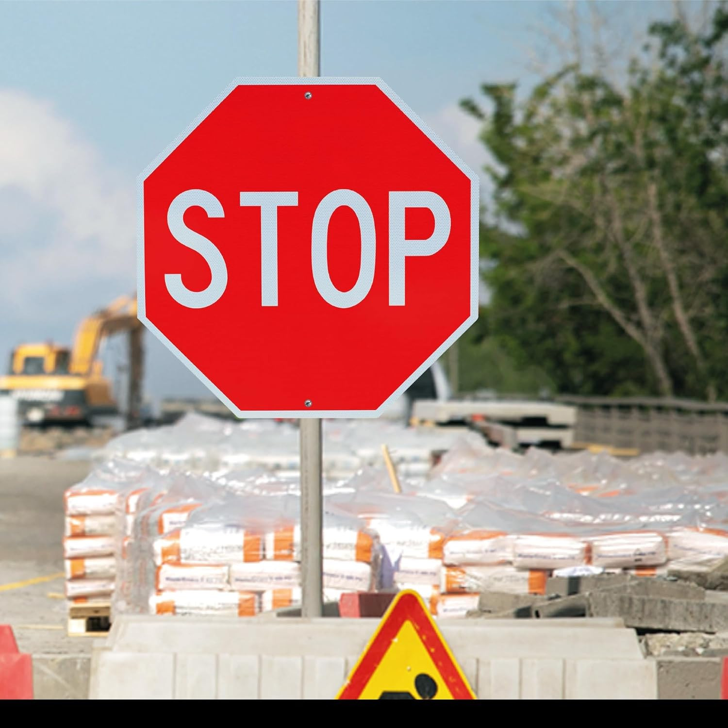 2 Pack 30″X30″ Stop Sign by – High Intensity Prismatic Aluminum – UV Protected