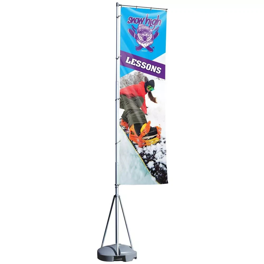 NEW 16′ Mondo Flag Display HARDWARE ONLY NO FLAG