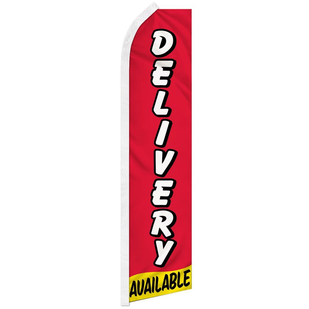 DELIVERY AVAILABLE advertising super flag polyester banner *POLE NOT INCLUDED*