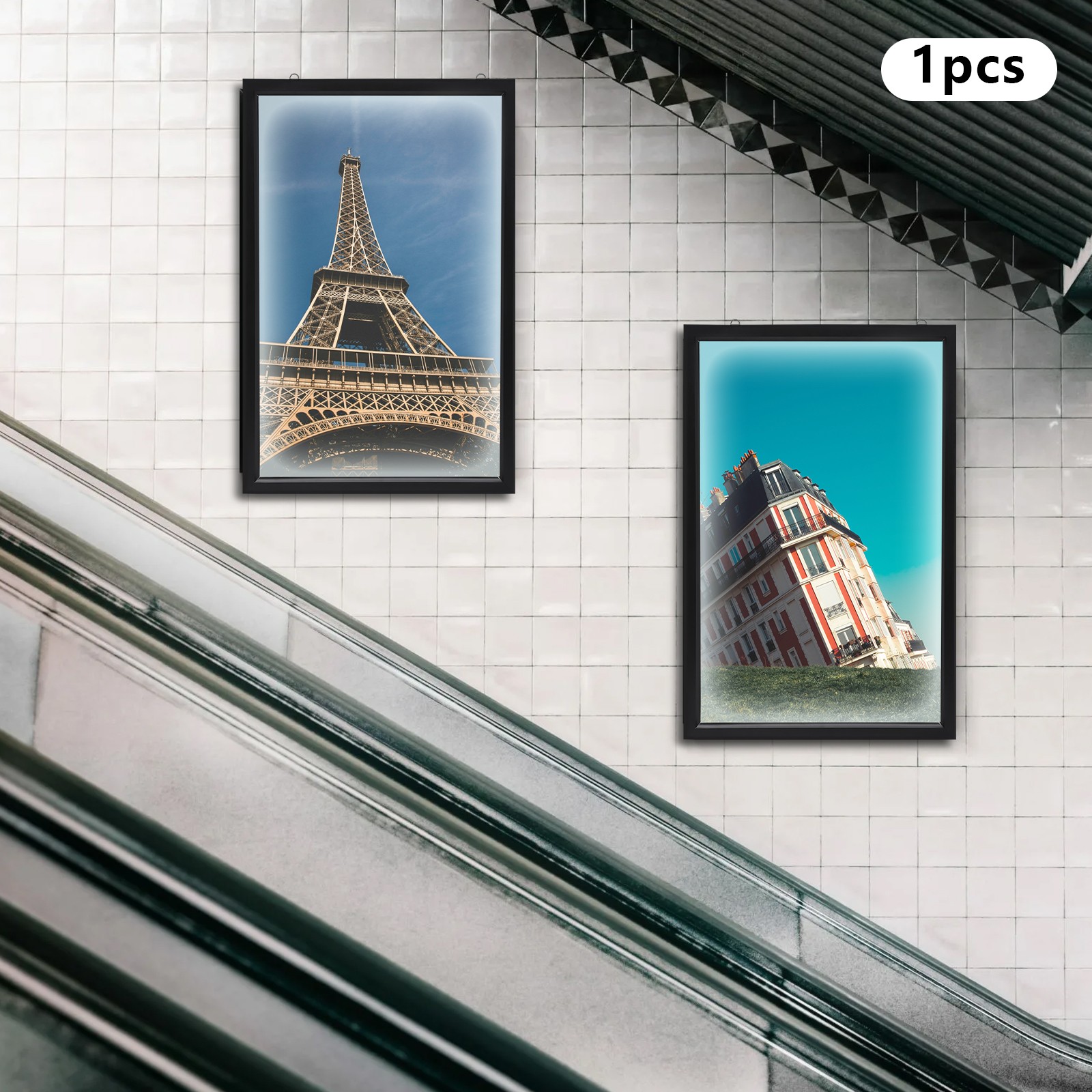 LED Backlit Menu Advertising Frame Light Box Photo Light Box Wall Mount