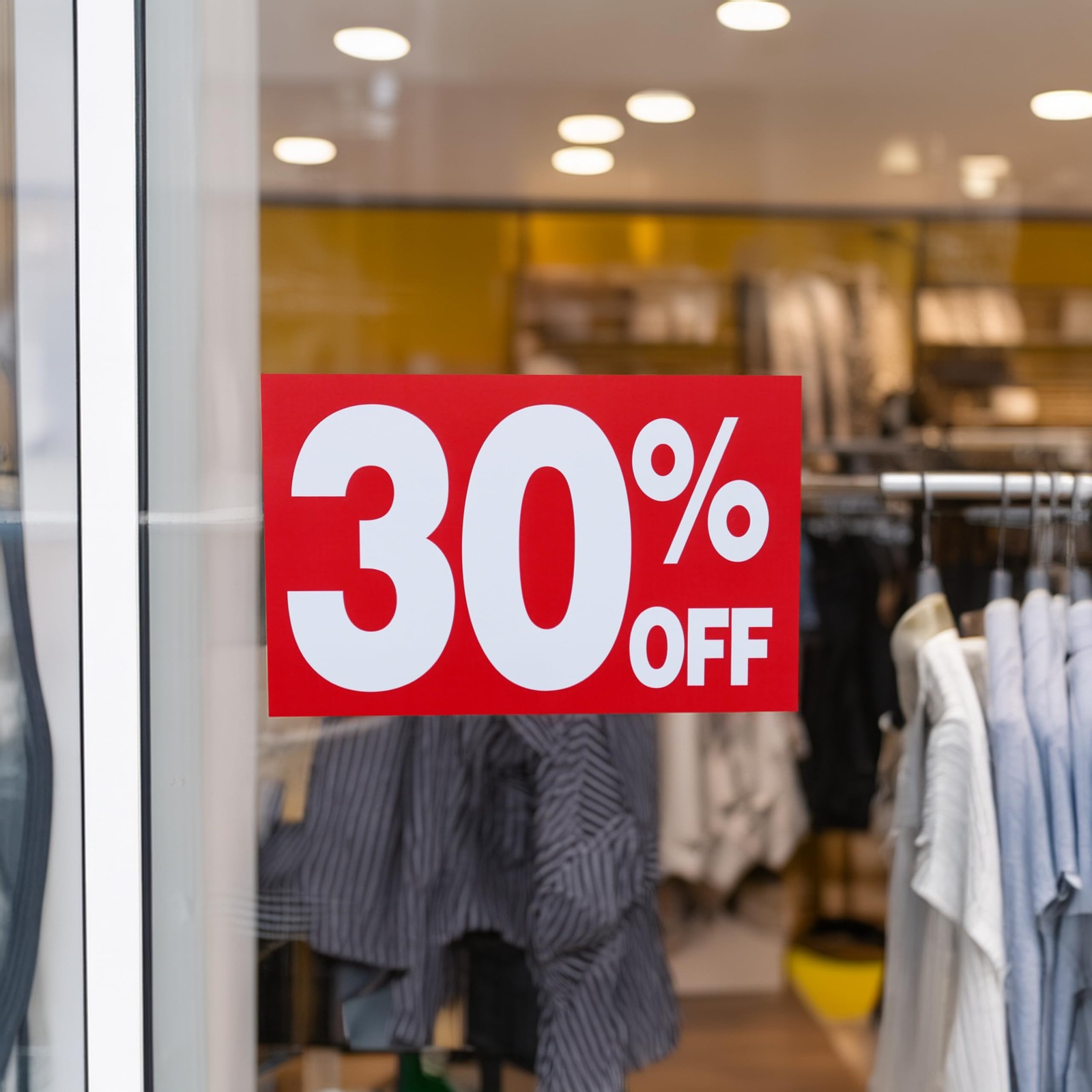 10 Pack Up To 50% Percent Off Sign Bundle Pack 2 Of Each 7×11 Inch