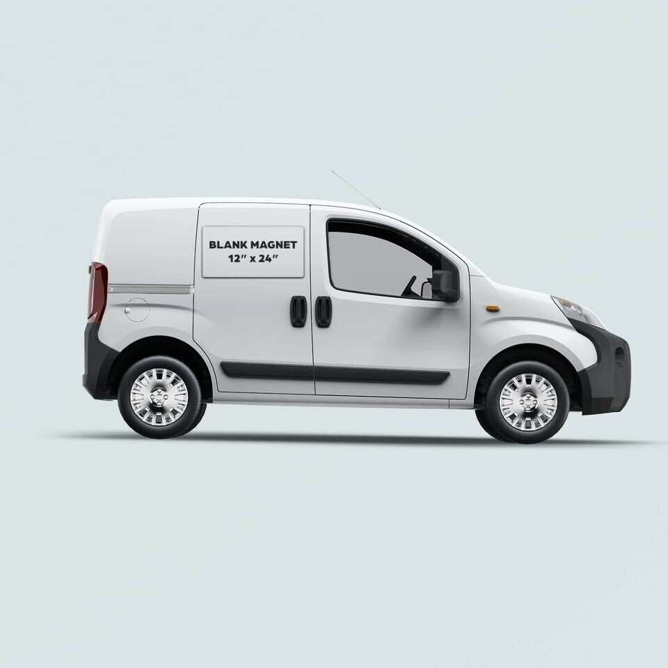 BLANK HEAVY-DUTY MAGNETIC DECALS WEATHER-RESISTANT, STRONG ADHESION FOR VEHICLES