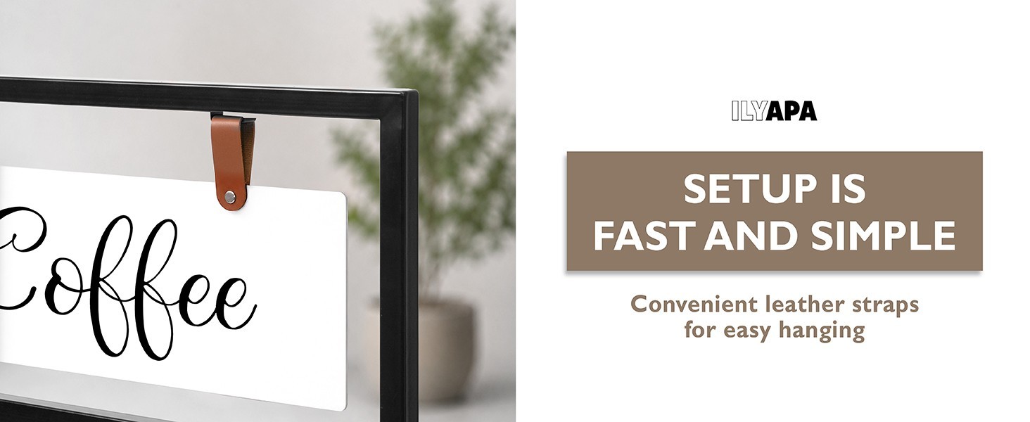 Ilyapa Double-Sided Metal Swinging Sidewalk Sign 24″ x 42″ Magnetic Board