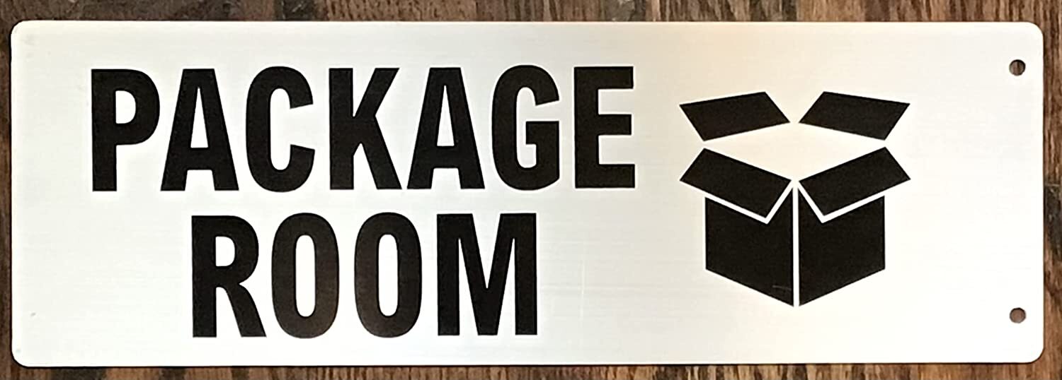 Package Room Sign-Two-Sided/Double Sided Projecting, Corridor-REF24-1027