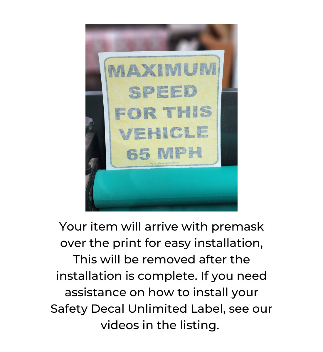 NOTICE PHOTO IDENTIFICATION REQUIRED LABEL RETAIL STORE WINDOW STICKER DECAL