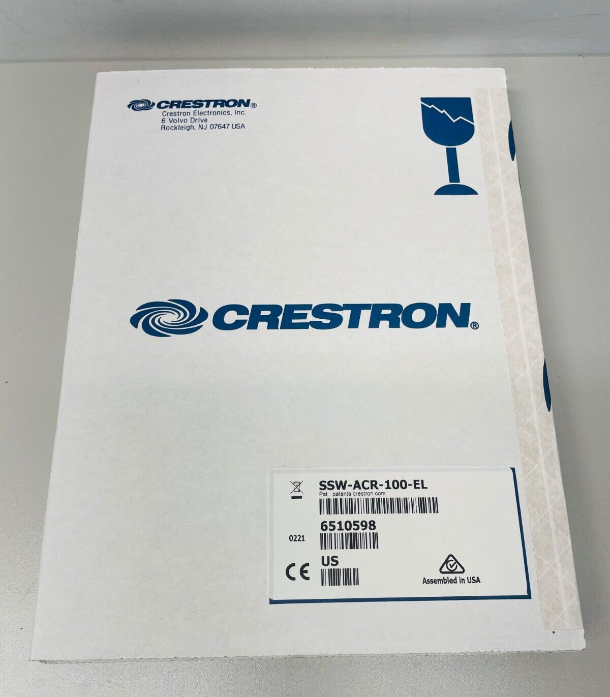 Crestron SSW-100-EL KIT Room Availability Hallway Sign, Wall Mount 6510601