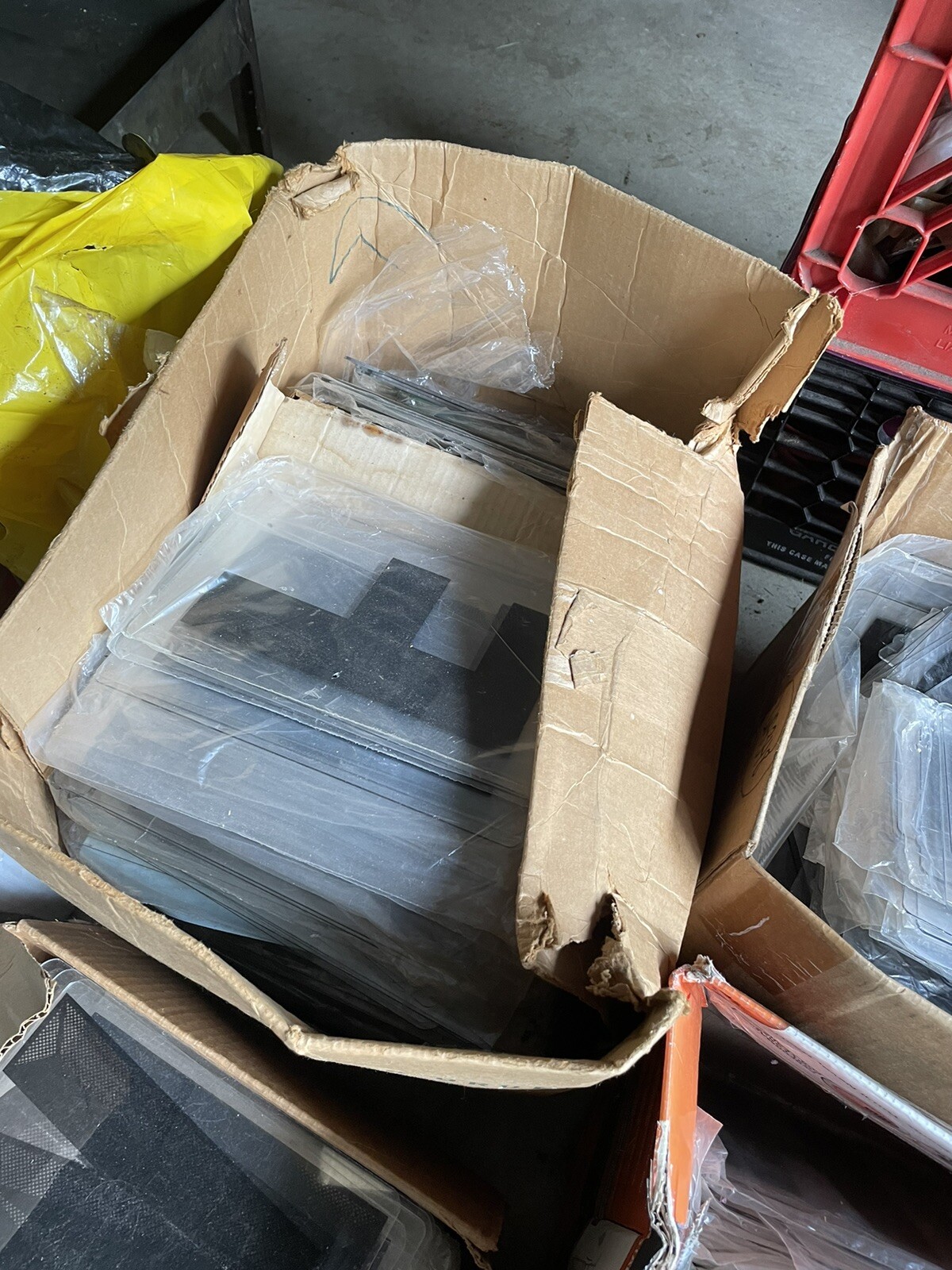 10 Boxes Of Vintage Plastic Sign Letters , Nos, Etc. Few Sizes Mostly Large
