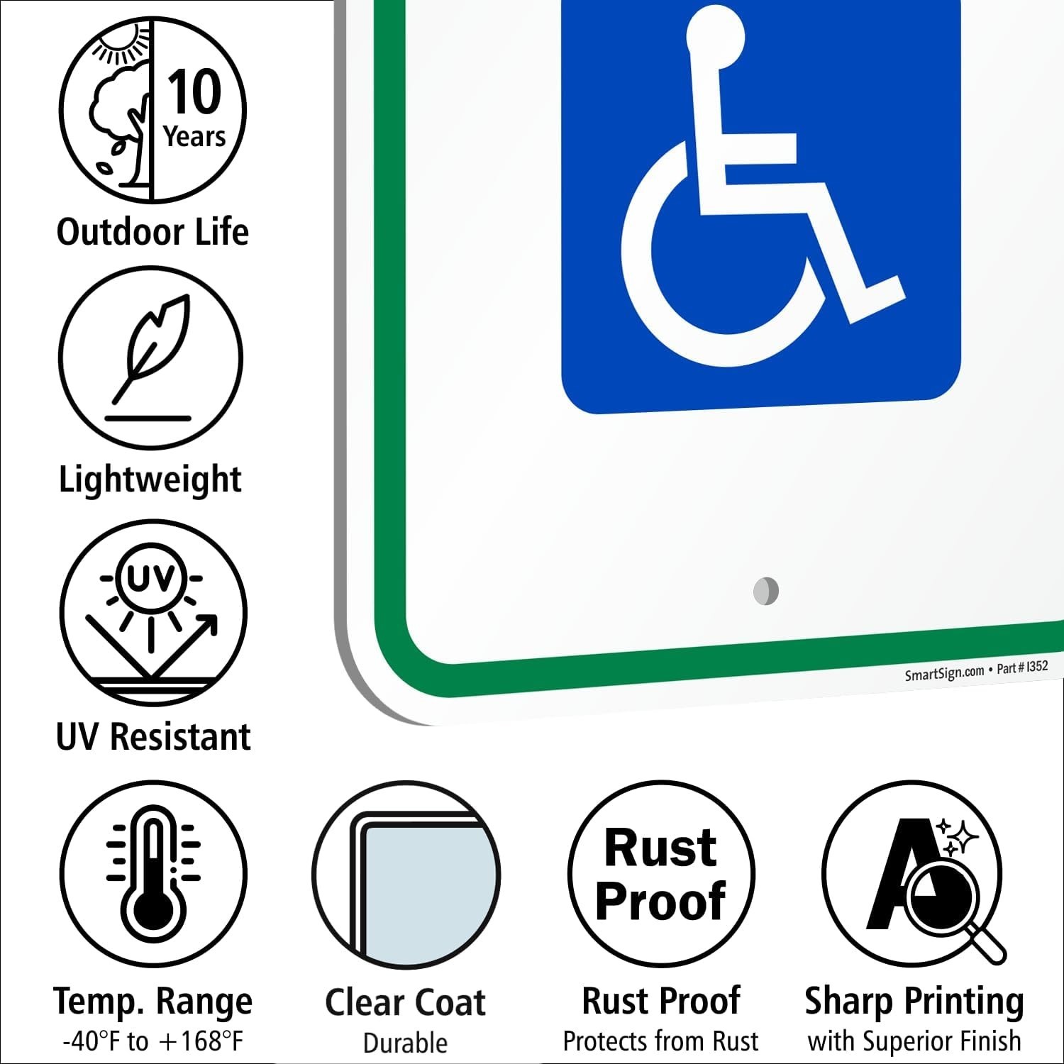 UV Resistant Reserved Parking Sign – 18×12 Inch, Set of 2