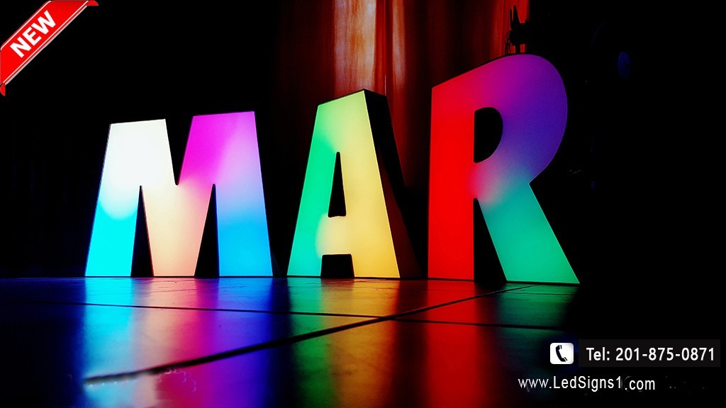 New Magic Color RGB Channel Letter Custom Made, ( Read Description ) 24 Inches