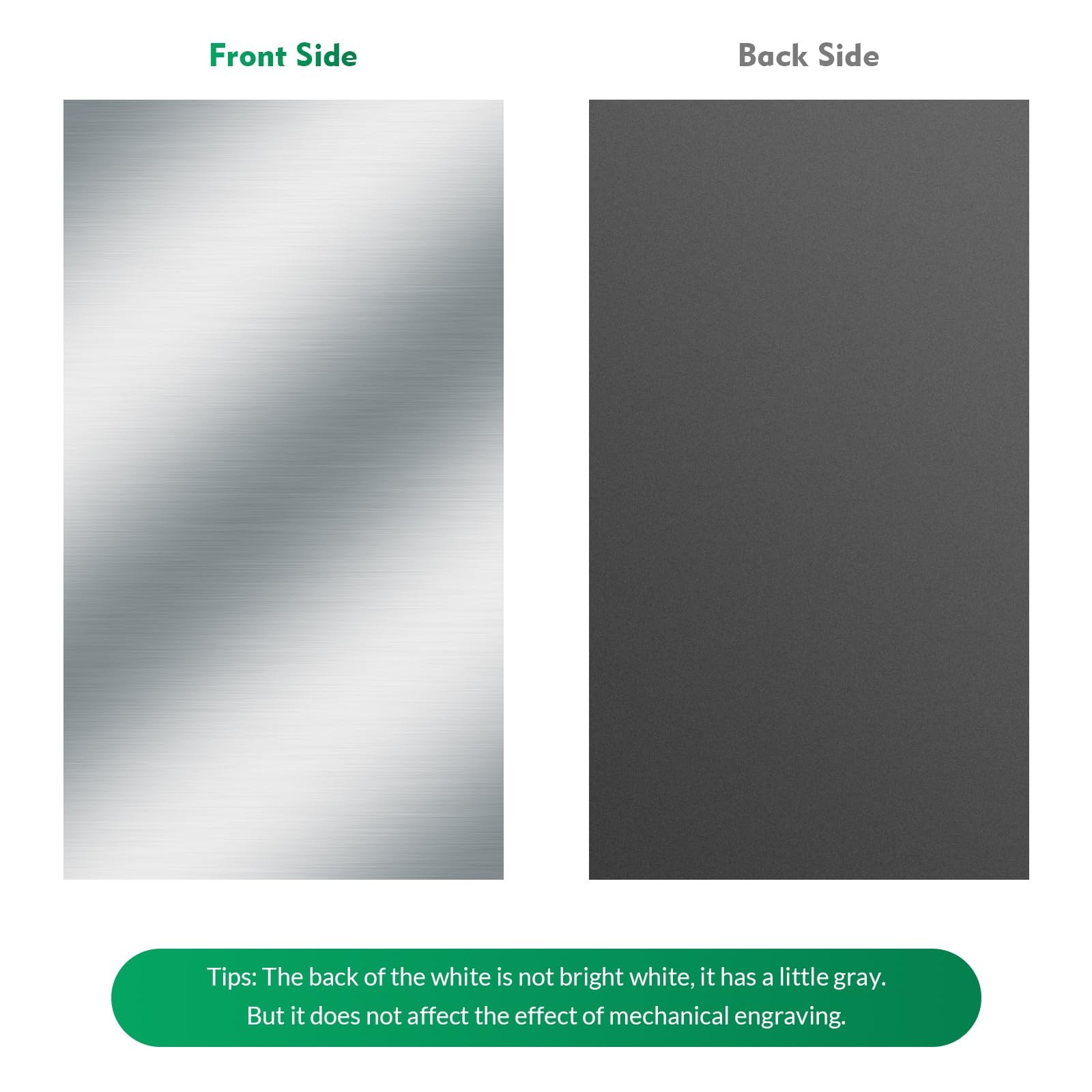 Engraving Blank ABS Double Color Plastic Sheet, 11.8×6.49×0.05 inch Materials…
