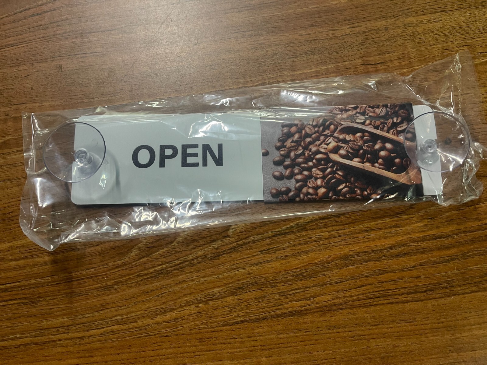 Open/Closed Sign for Business Door Window Slider with Suction Cups