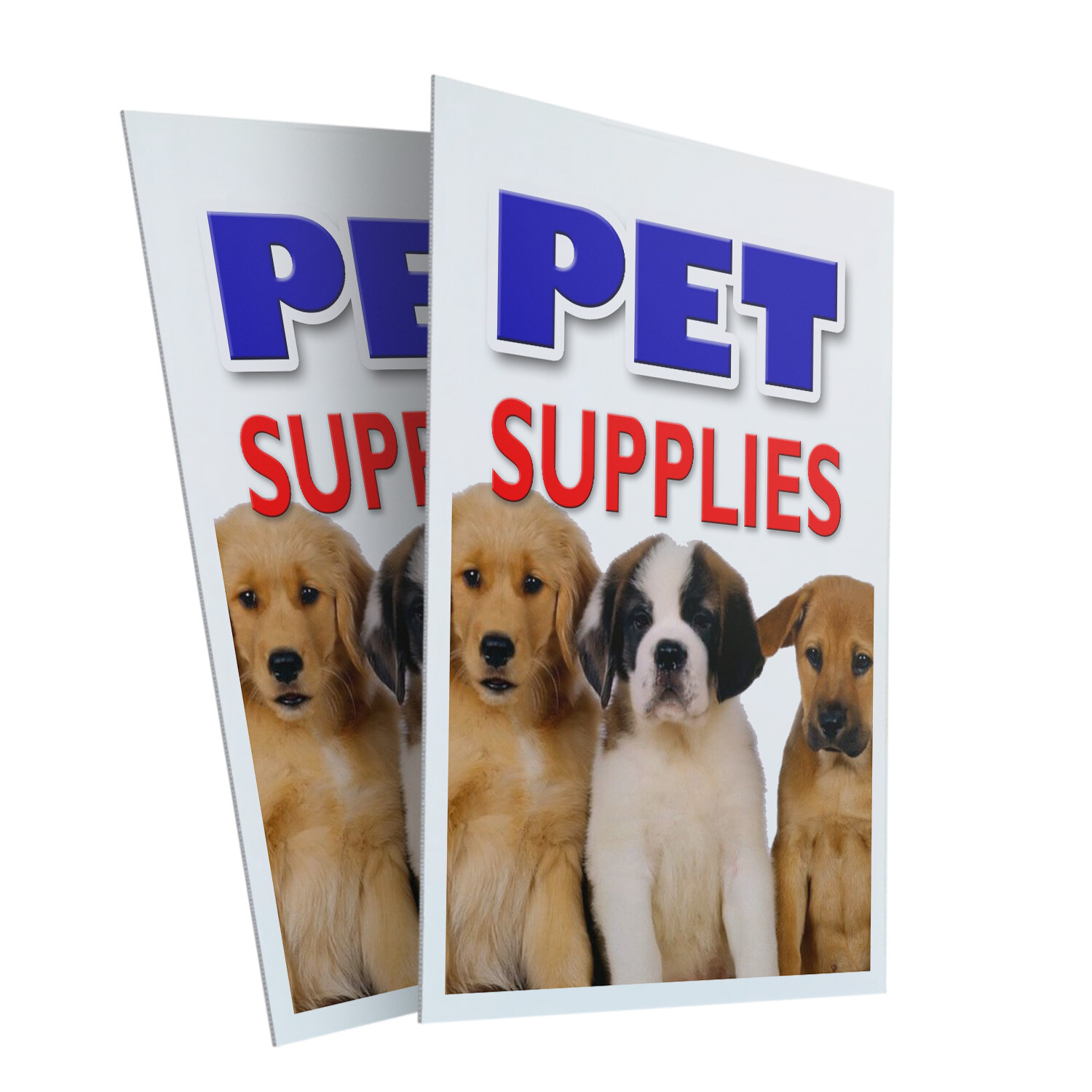 A-frame Sidewalk Pet Supplies 24″ x 36″ Double Sided A-Frame Sidewalk Sign
