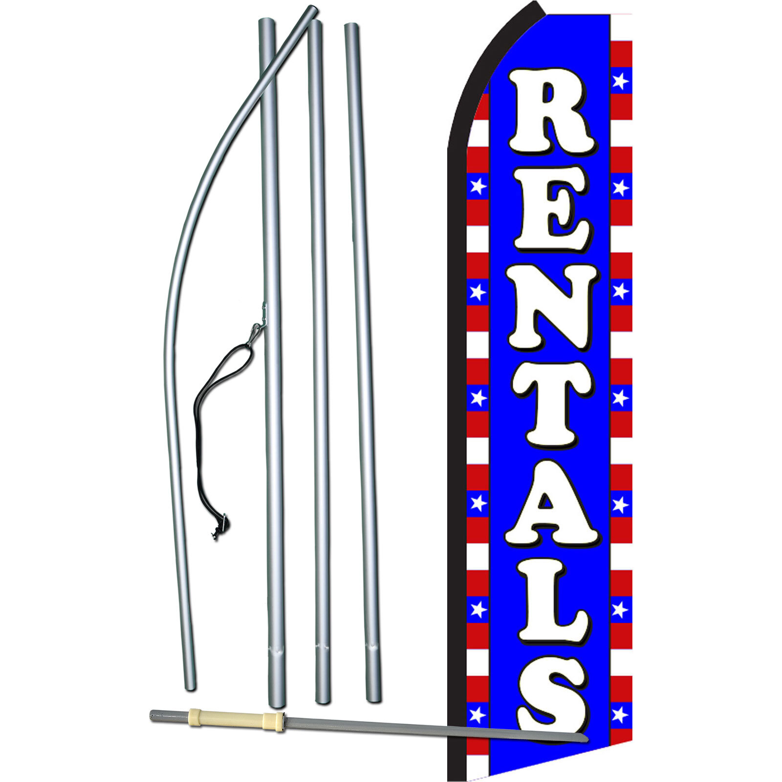 Rentals Rwb Complete Swooper Flag Bundle