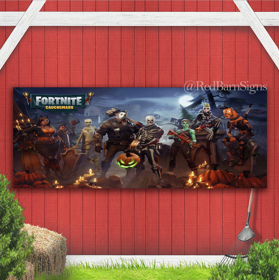Fortnite Cucuernamers Indoor Outdoor Banner Sign with grommets