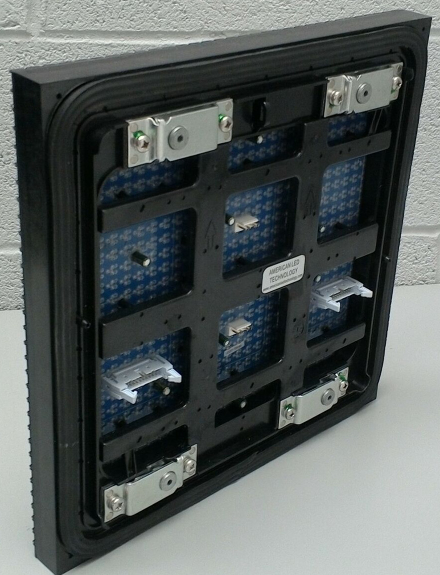 P10mm Outdoor/Indoor LED UniDisplay Digital Screen Module DIP347,320×320mm HUB73