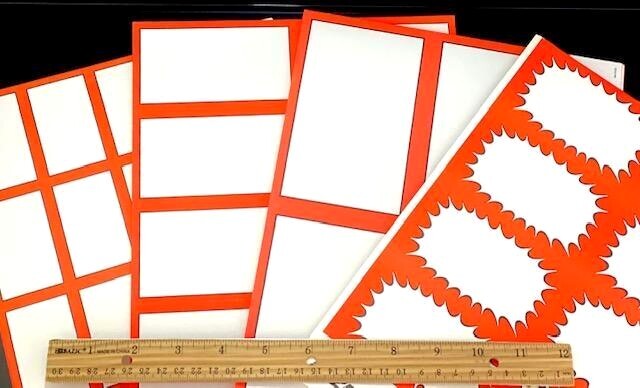 200pk RETAIL STORE ASSORTMENT ⭐ PRINT OR WRITE ON ⭐ BURST AND SQUARE PRICE SIGNS