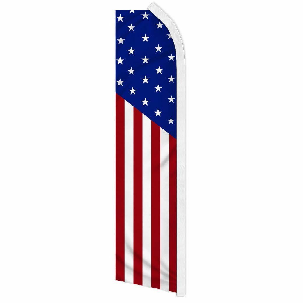 “USA” advertising super flag swooper banner business sign United States classic