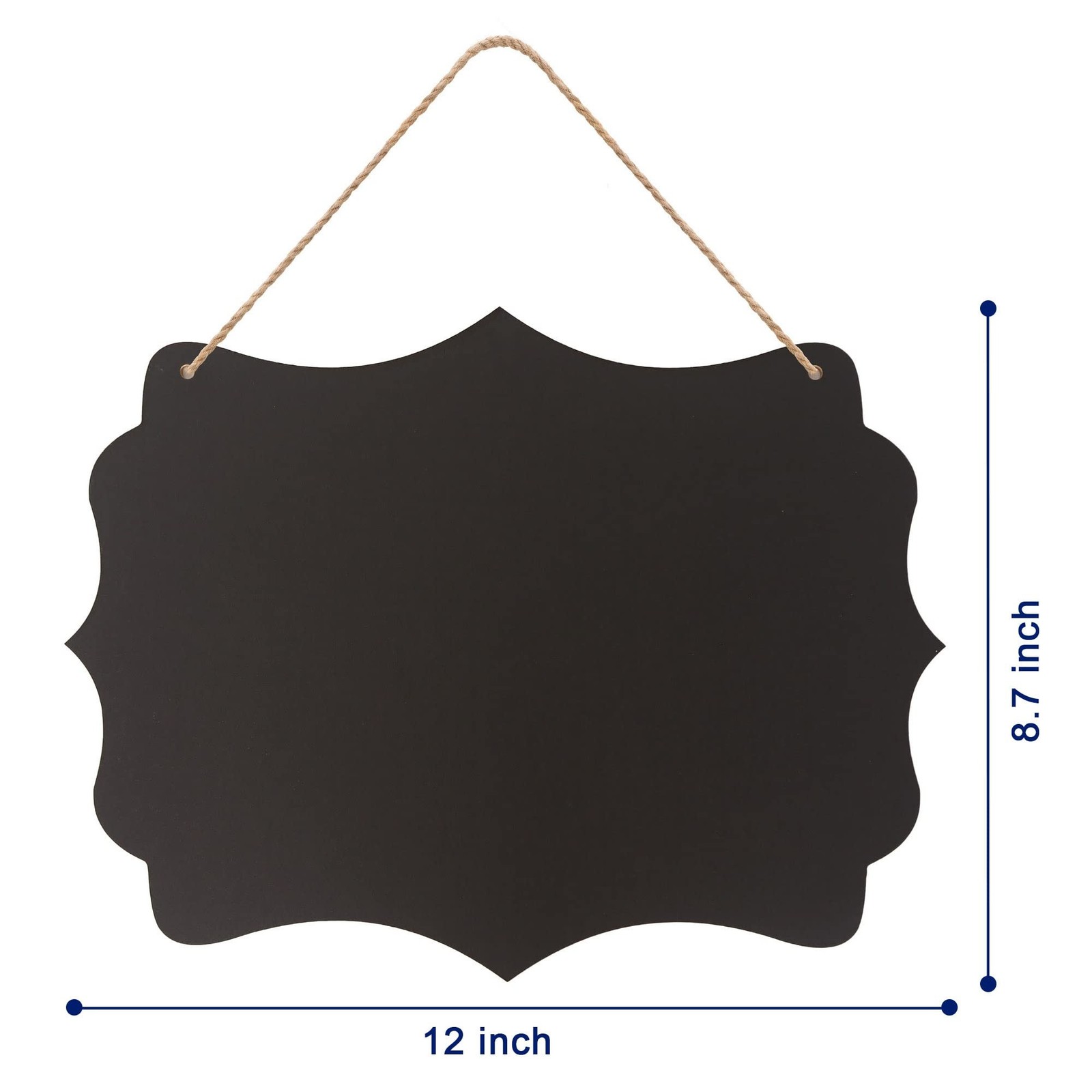 NEWNEWSHOW 8.7×12 Inch Erasable Message Board Sign with Hanging String, Store…