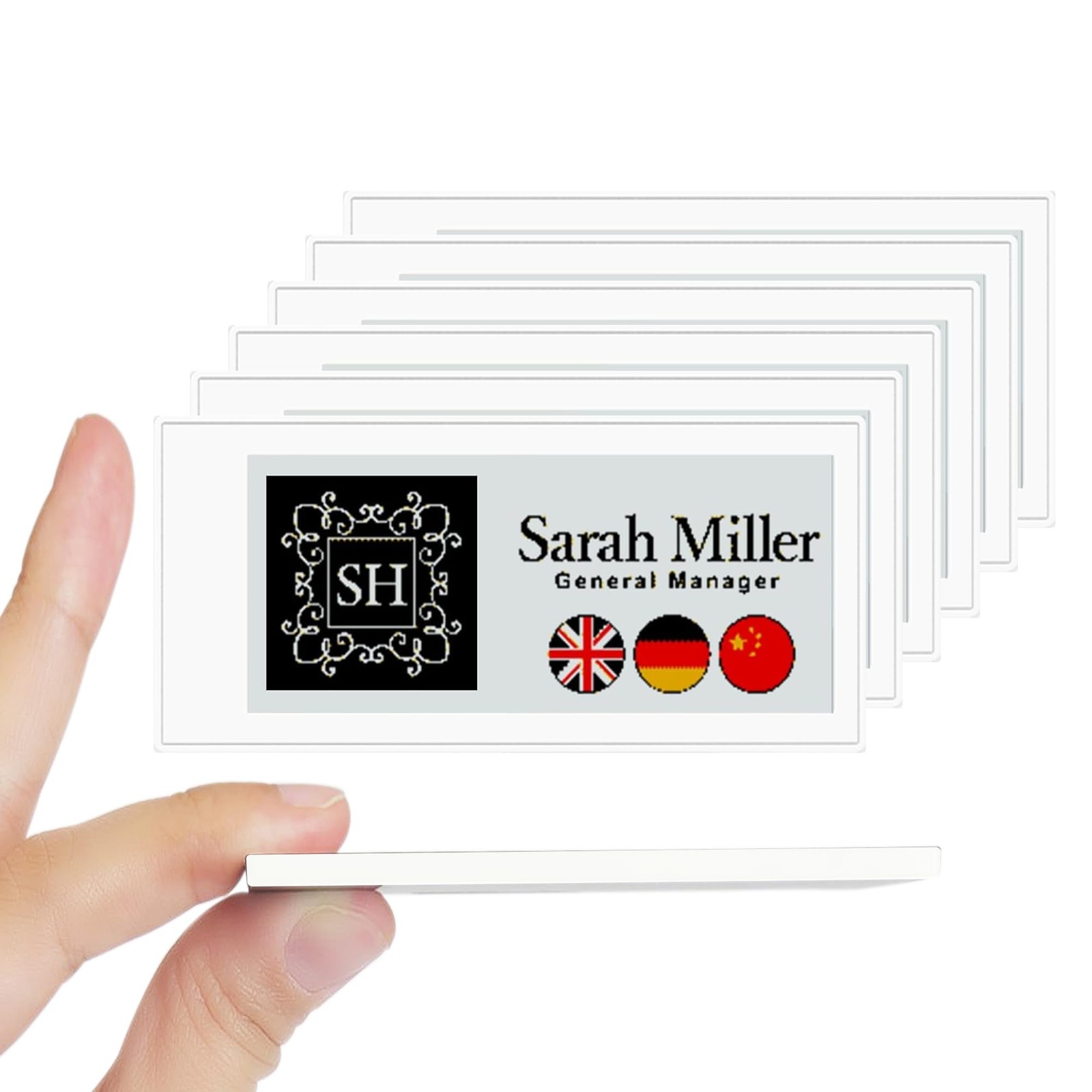 [] EZ Sign NFC E-Paper Display – No Battery, Ultra-Thin 0.13”, Rewritable 4-C…