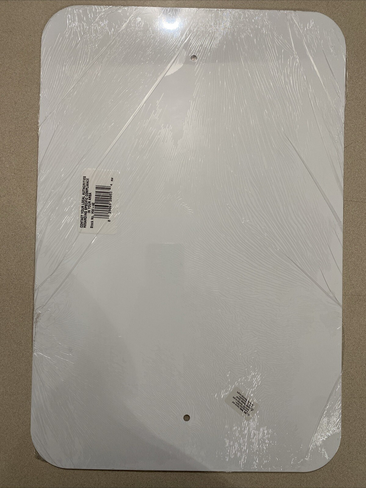 TENANT PARKING ONLY Aluminum Sing 12 In x 18 in Red & White