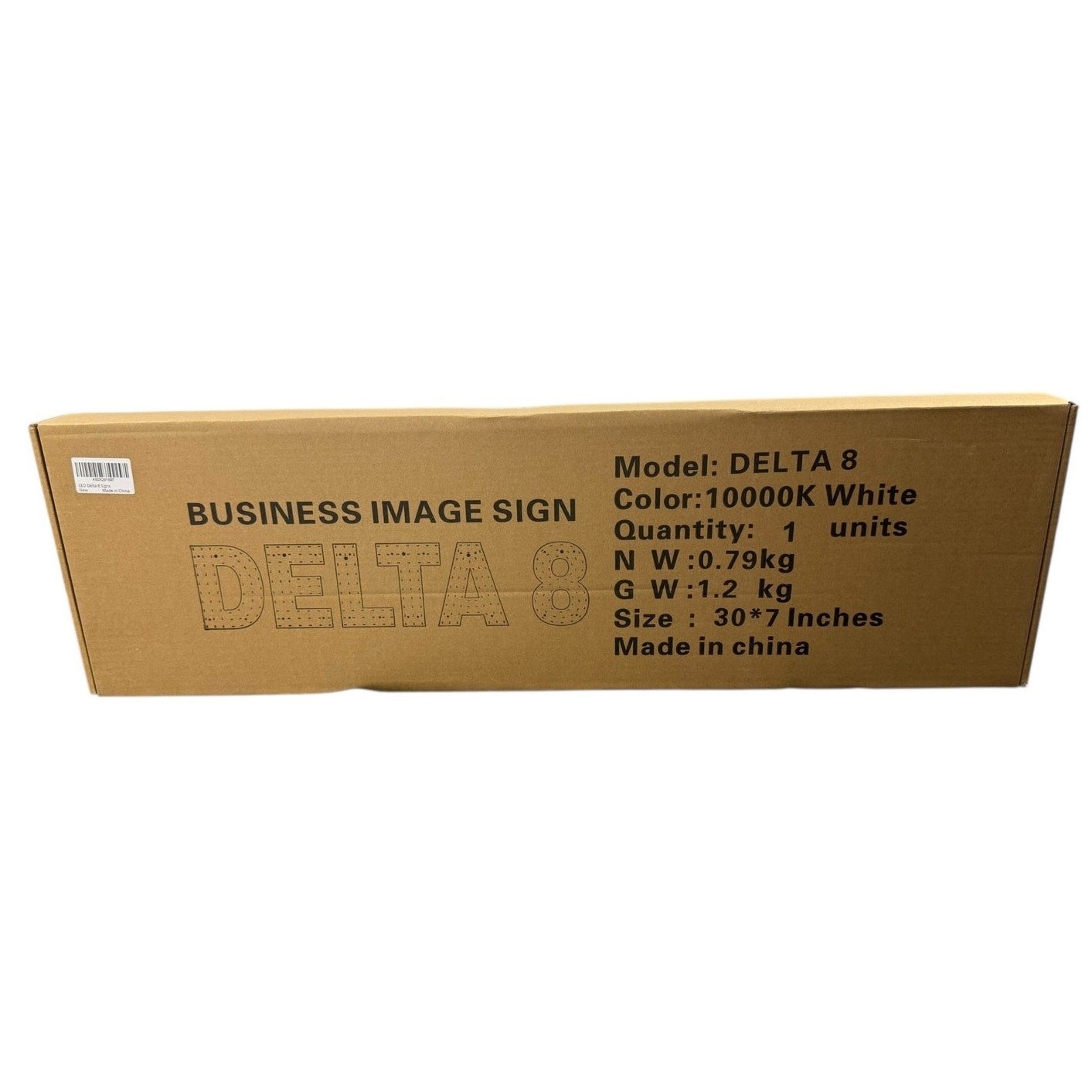 New in Box Delta 8 LED White Diode Business Storefront Sign 30″ x 7″