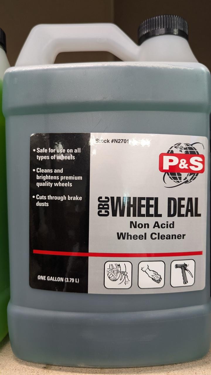 P&S Detailing N2701 CBC Wheel Deal Non Acid Wheel Cleaner for Car/Auto 1 Gallon
