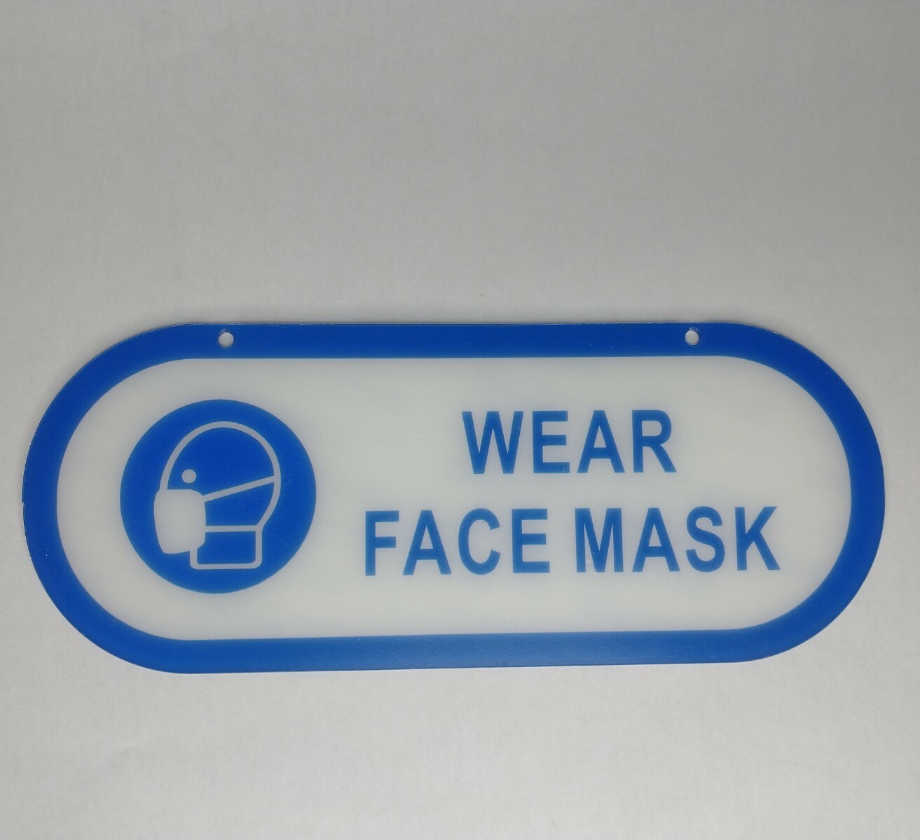 Wear Face Mask Retail Store Office Sign Self Adhesive Or Wall Hanging