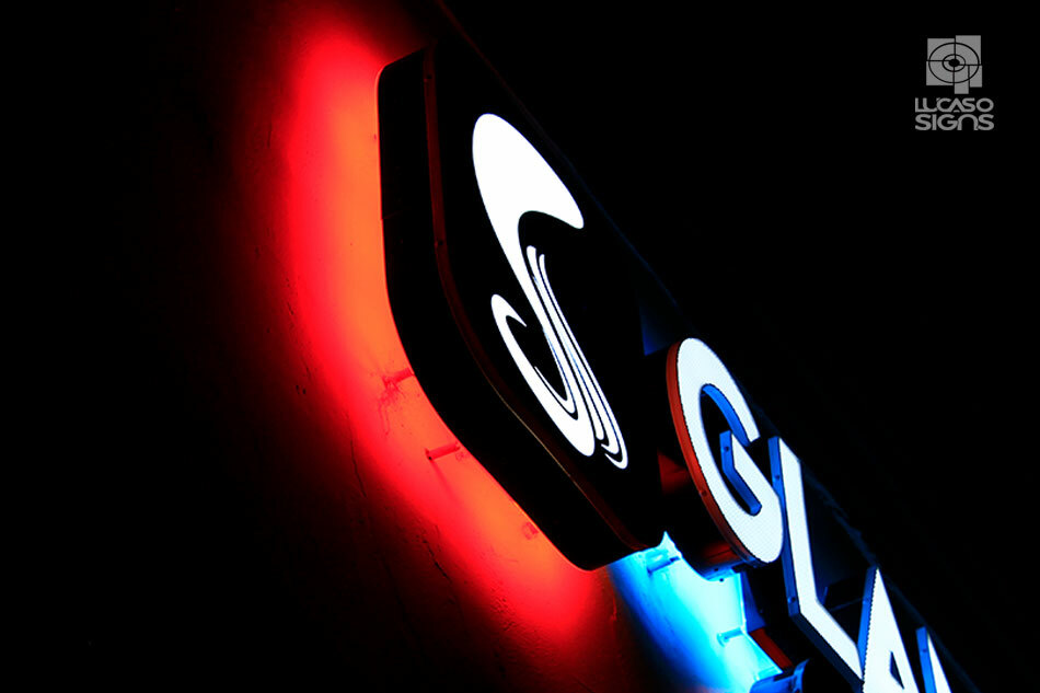 Channel Letters Custom Signs with Led Reverse Halo and Front Illuminated