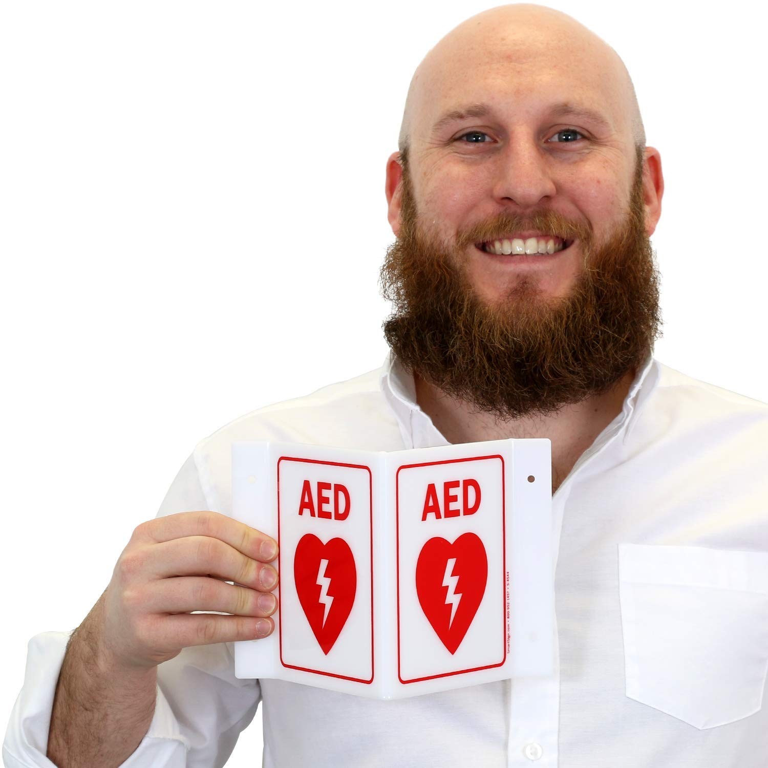 “AED” Projecting Sign | 5″ x 6″ Acrylic