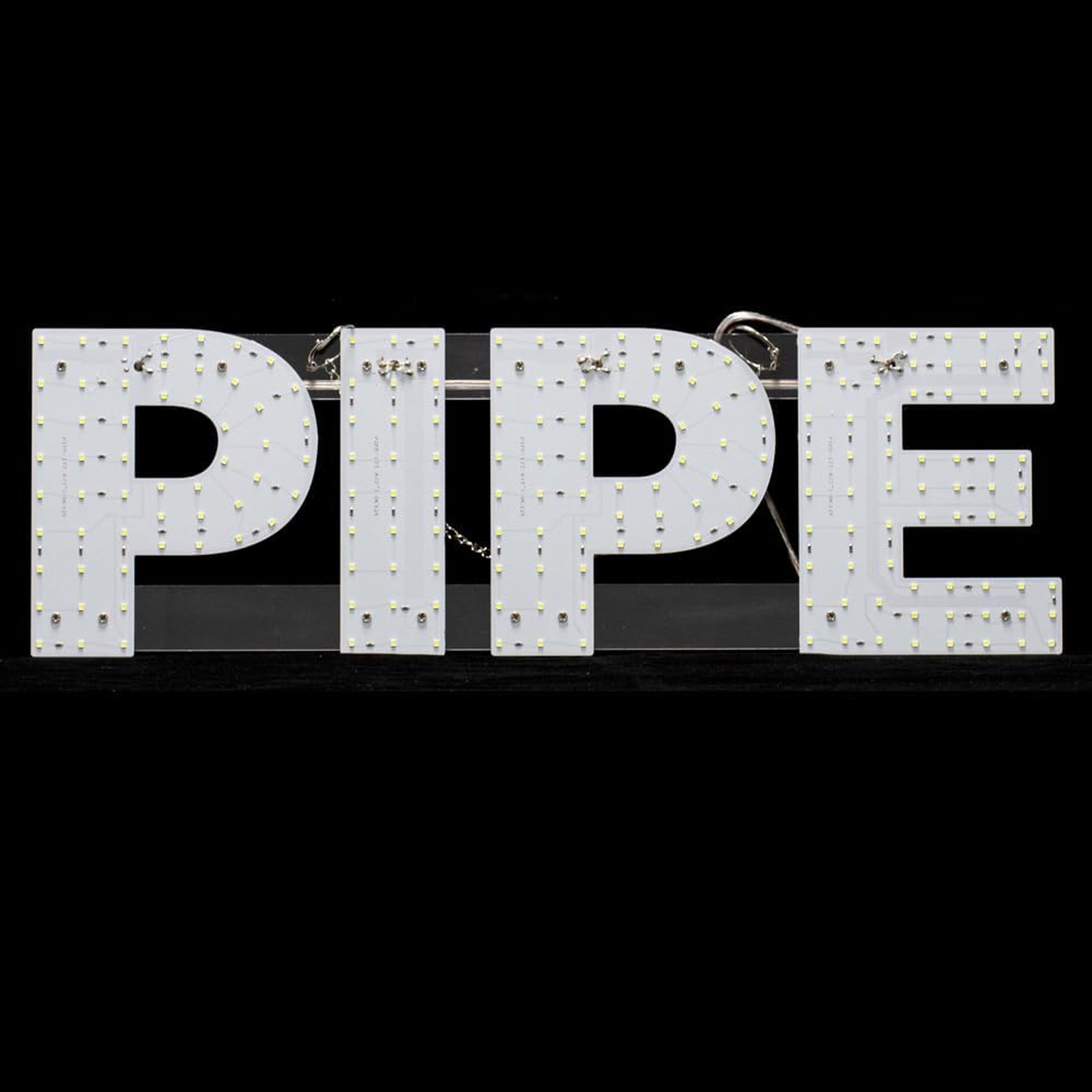 30×10 Inch LED Pipe Sign for Smoke Shops Retail Stores Super Bright Hanging