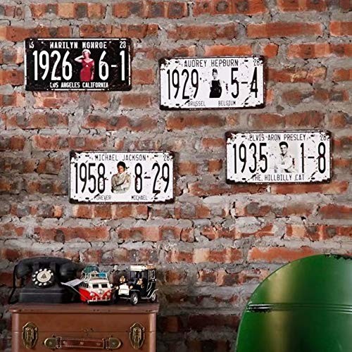 12×8 Inch Aluminum Caution Sign Retro Style Yellow Wall Mount for Business