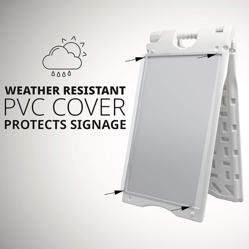 Durable Waterproof Sign Frame Double-Sided A-Frame Portable Marketing Display US