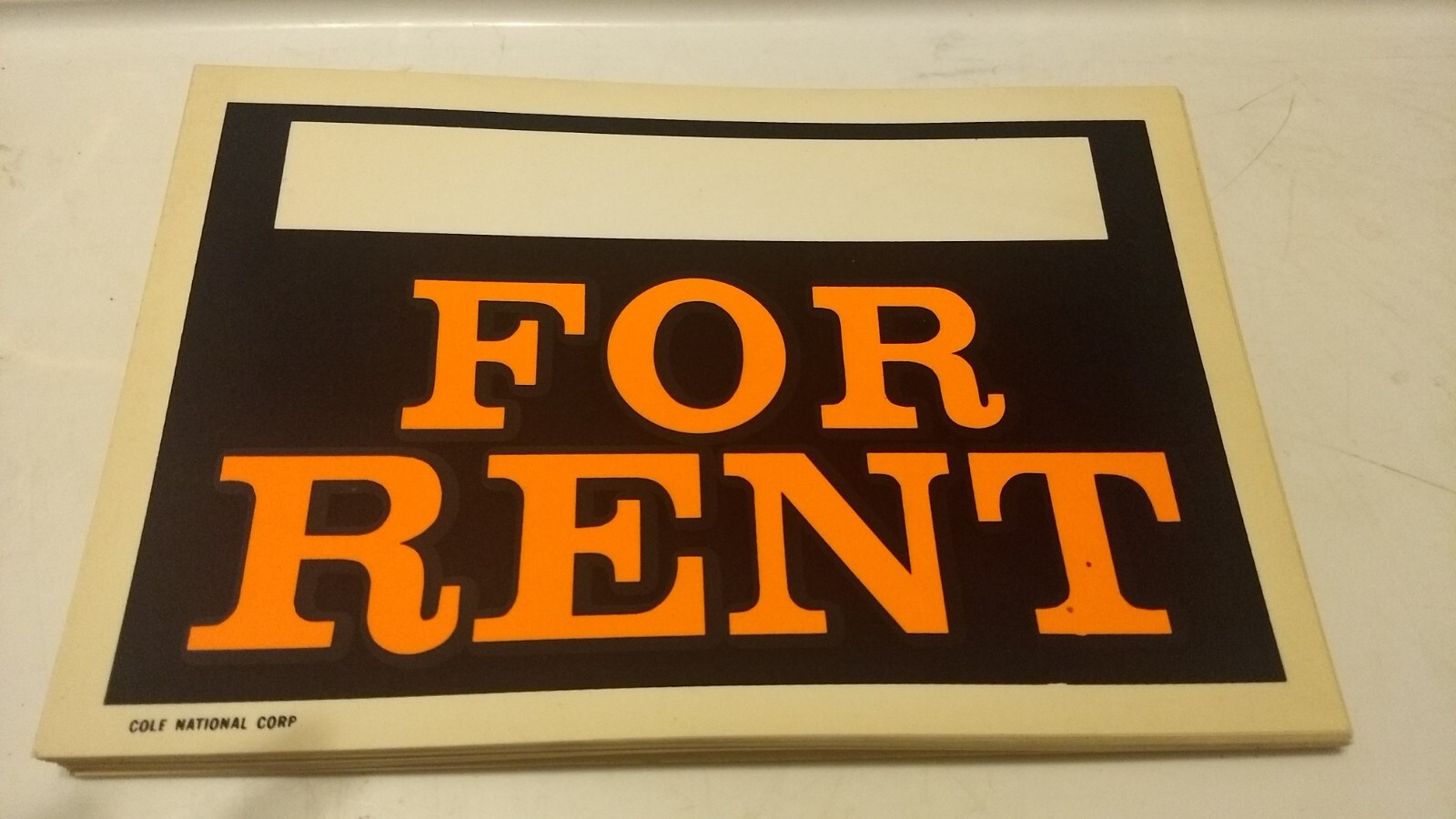 Flexible Plastic “For Rent” Signs – 8″ x 12 Inch” – 3 Lots of 12