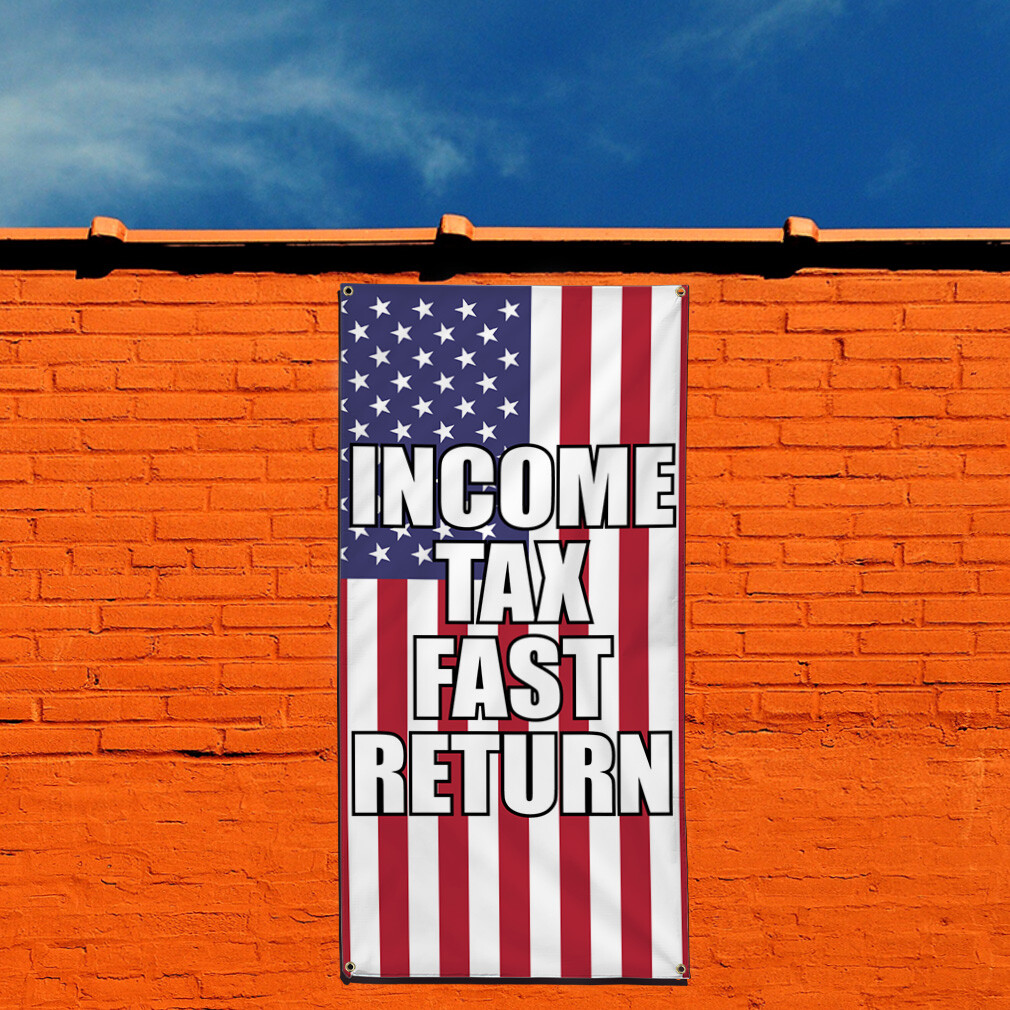 Vertical Vinyl Banner Multiple Sizes Business Weatherproof Industrial Yard Signs
