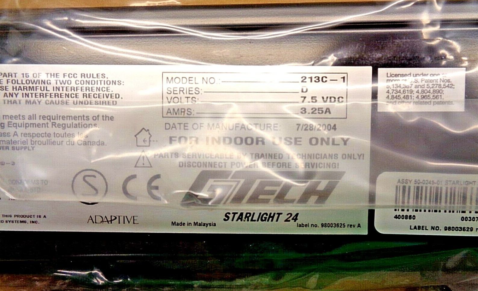G-Tech 213C-1 24-1594-01 Starlight 24″ Customizable LED Message Board, “NIB”
