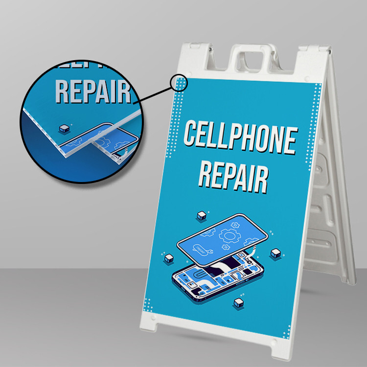 Window Tinting Custom A Frame Signicade Sign, Sidewalk Sign,Sandwich Board