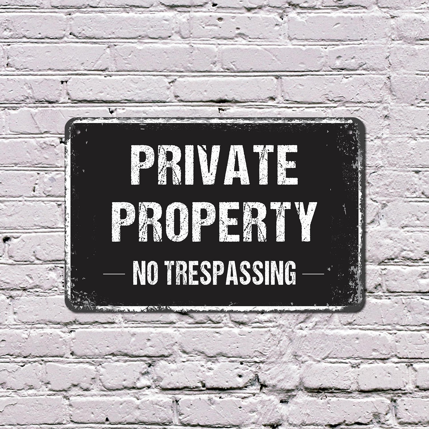 Private Property No Trespassing Sign No Soliciting No Shortcuts for Yards