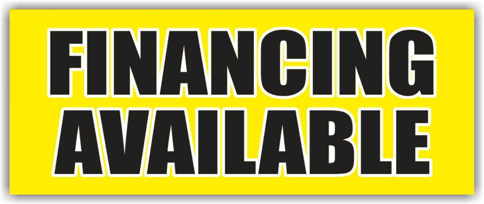 FINANCING AVAILABLE Advertising Banner Vinyl Mesh Sign Credit cash receipt